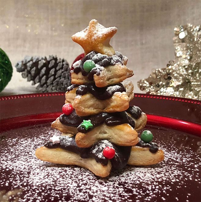 Resultado de la receta Árbol con Estrellas de Navidad
