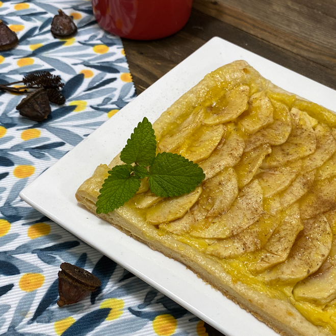 Resultado de la receta Postre de Manzana con Hojaldre