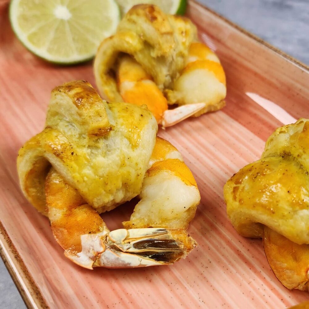 Resultado de la receta Langostinos Hojaldrados
