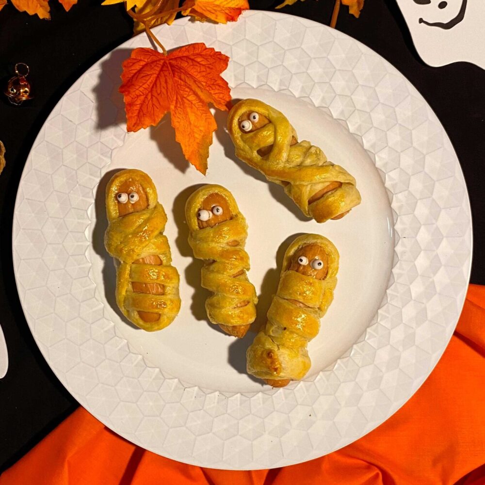 Resultado de la receta Momias de Salchicha y Hojaldre