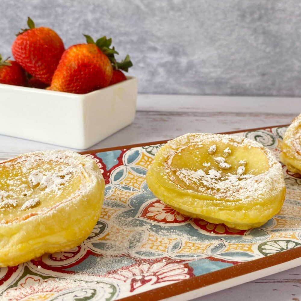 Resultado de la receta Hojaldres de Manzana y Miel